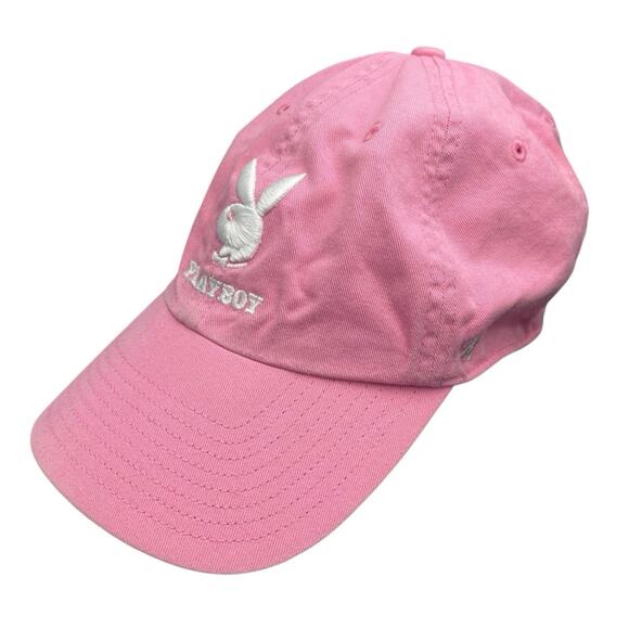 47 Brand Playboy Bunny Women's Pink Adjustable Strapback Baseball Cap Hat Sz OS - Picture 1 of 4